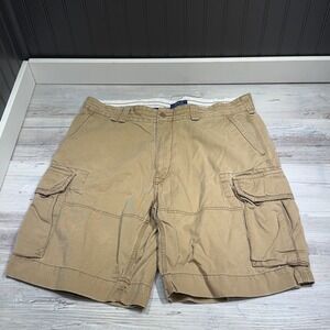 Polo Ralph Lauren Classic Chino Cargo Khaki Shorts Men's Size 38 (35x9)